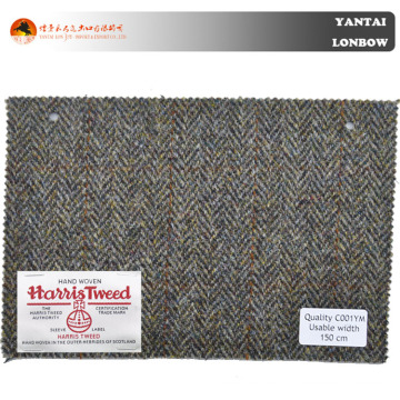 harris tweed cashmere overcoat fabric for wholesale